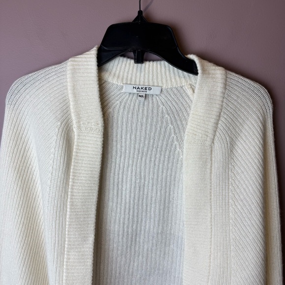 NakedCashmere Antoinette Ribbed Cashmere Sweater Shrug - Picture 4 of 11